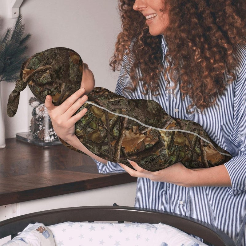 Figtihw Camo Swaddle Blankets Newborn Receiving Blanket Baby Swaddle Wrap Soft Sleeping Sack for Baby Girls Boys - Image 5